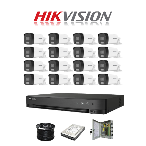 Hikvision 16ch 5MP Turbo HD kit HD DVR 16 x 3K 5MP Smart Hybrid Li