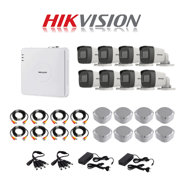 Hikvision 1080P Channel DVR Bullet Cameras DIY CCTV KIT