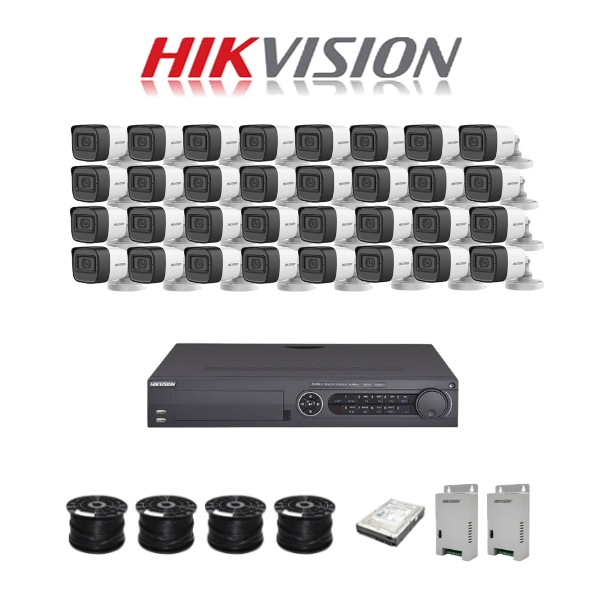 HikVision 32 Ch Turbo HD Kit Embedded DVR 32 x HD1080P Camera 2T