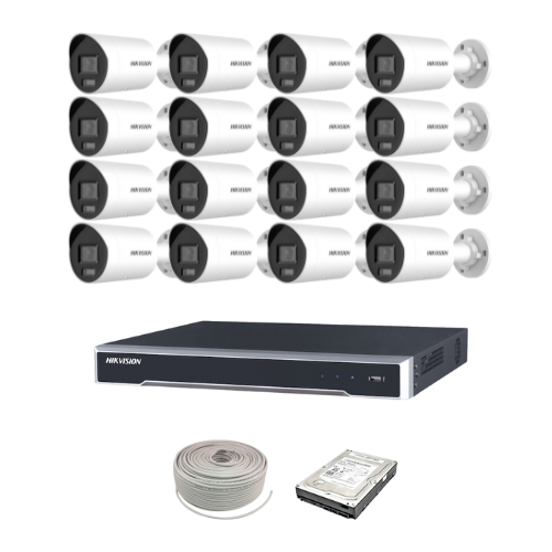 Hikvision 16ch IP ColorVu NVR kit - 16ch 4K | South Africa