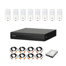 Dahua 8 Channel Hidden Pinhole DIY CCTV system