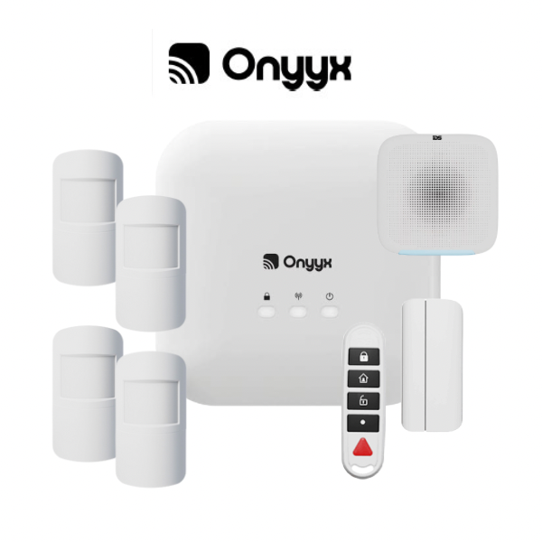 SALE! Onyyx Wireless Alarm System Kit 4x PIRs Outdoor Siren