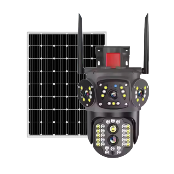 Solar 4G V380 Pro 6MP 4K Pan Tilt Zoom Camera | 10x Zoom | Works with