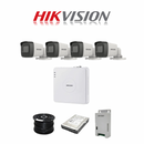 HikVision 4 Ch Turbo HD Kit - Embedded DVR - 4 x HD1080P Camera - 20M Night vision - 500GB HD - 100m Cable