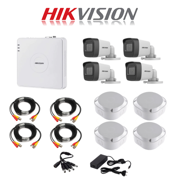 Hikvision 1080P Channel DVR Bullet Cameras DIY CCTV KIT