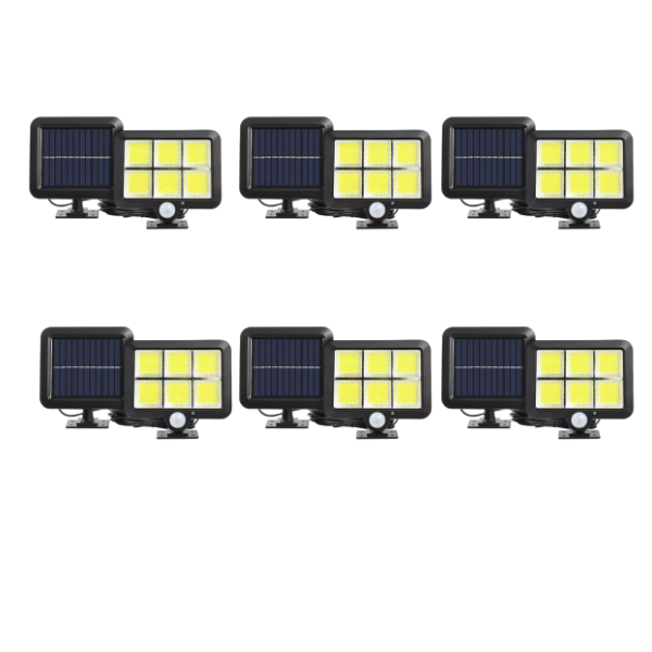 *** Pack of 6 *** Split Solar wall lamps with motion sensor (R199 each)