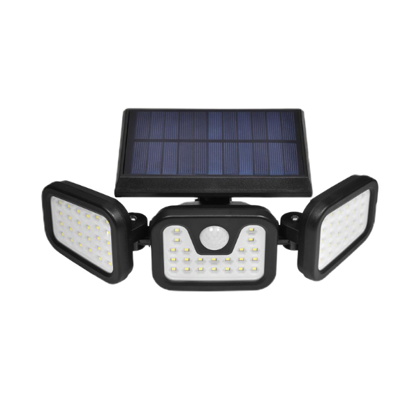Motion Sensor Solar Light with 3 adjustable heads - 48 LED's
