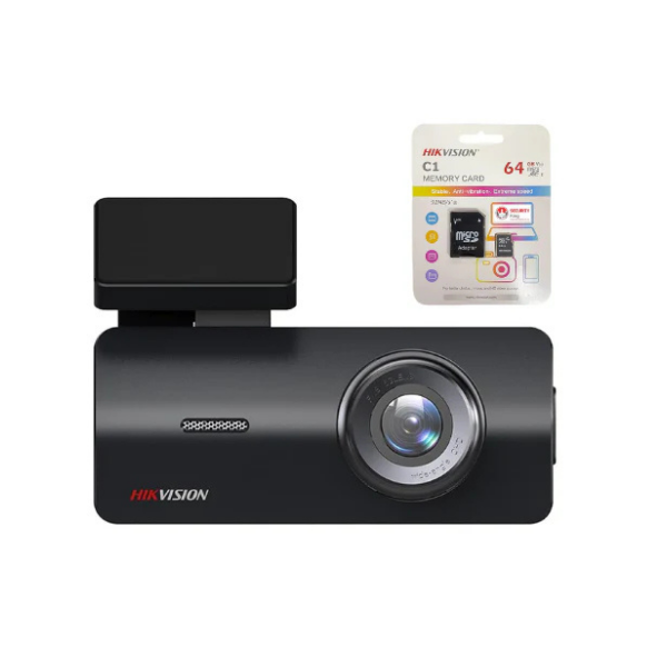 Hikvision 2MP WiFi Dashcam with 64GB SD Card