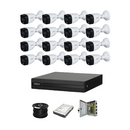 Dahua 16ch Full-Color HD Kit - HD DVR _ 16 x 1080p Full-Color cameras - 20m Full colour night vision - 1TB HDD - 100m Cable