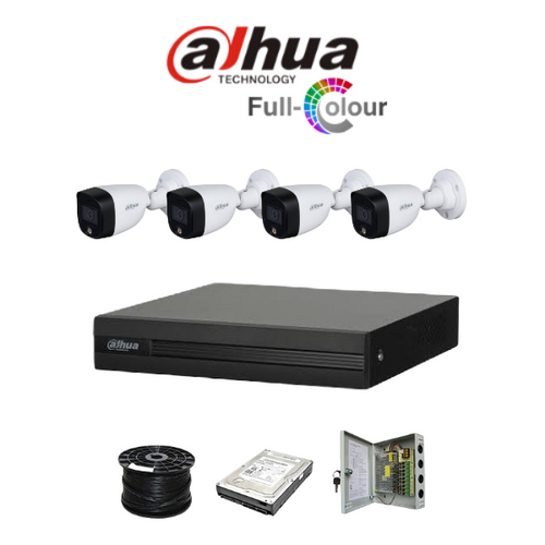 Dahua 4ch Full-Color HD Kit