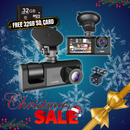 NEW! 1080P HD Dual-View Dash Cam with G-Sensor, Night Vision & Wide Angle | 32GB SD Card