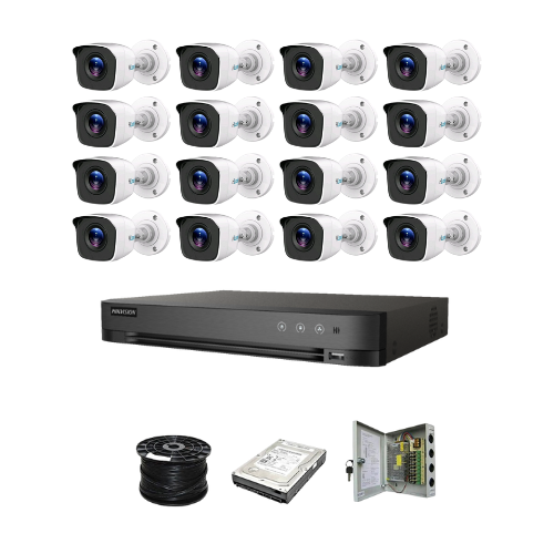 Dvr 16ch Camera System HiLook By Hikvision 16ch Turbo HD Kit 5MP