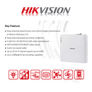 HikVision 4 Ch Turbo HD Kit - Embedded DVR - 4 x HD1080P Camera - 20M Night vision - 500GB HD - 100m Cable