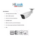 HiLook by HikVision 8 Ch Turbo HD Kit - Embedded DVR - 8 x Vari Focul HD1080P Camera - 40M Night vision - 1TB HD - 100m Cable