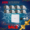 HikVision 8 Ch Turbo HD Kit - Embedded DVR - 8 x HD1080P Camera - 20M Night vision - 1TB HD - 100m Cable