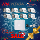 Hikvision 8 Channel 1080p 20M ColorVu Kit With Audio  SMART HYBRID Cameras | 1TB HDD | 100m RG59