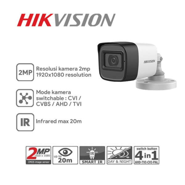 HikVision 16 Ch Turbo HD Kit - 7200 Series DVR up to 4MP - 16 x HD1080