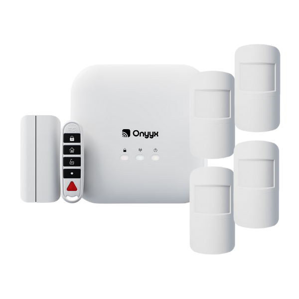 Onyyx Wireless Alarm System Kit | 4x PIRs