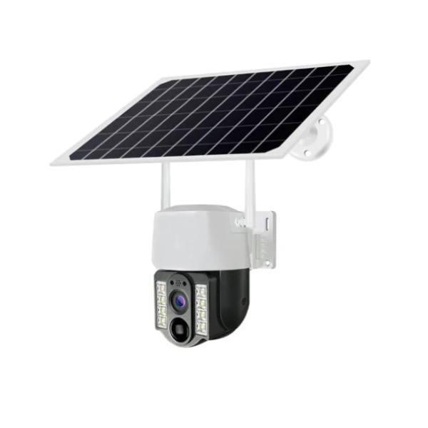 Solar  Wifi Pan Tilt camera, 2MP with night vision - Motion detection - 2 way audio