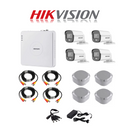 Hikvision COLORVU 1080P 4 Channel DVR & 4 Bullet Cameras DIY CCTV KIT