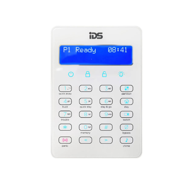 IDS XSeries Touch LCD Keypad | White