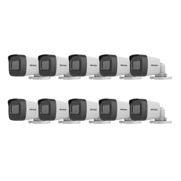 ** Pack of 10 ** Hikvision 2MP IR Bullet Camera , HD1080P, 20M Night Vision (R290 each)