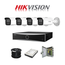 Hikvision ACUSENSE 4MP IP camera kit - 16ch 4K NVR - 4 x 4MP IP cameras - 1TB HDD - 100M cable - 80M Night vision