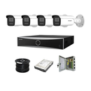 Hikvision ACUSENSE 4MP IP camera kit - 16ch 4K NVR - 4 x 4MP IP cameras - 1TB HDD - 100M cable - 80M Night vision