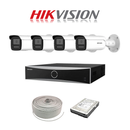 Hikvision ACUSENSE 4MP IP camera kit - 16ch 4K NVR - 4 x 4MP IP cameras - 1TB HDD - 100M cable - 80M Night vision - photo 2