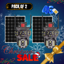 *Pack of 2* Solar 4G V380 Pro 6MP 4K Pan Tilt Zoom Camera | 10x Zoom | Works with a Sim Card