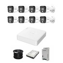 Hikvision Smart Hybrid Light 8 Channel System with 2MP **AUDIO** Cameras
