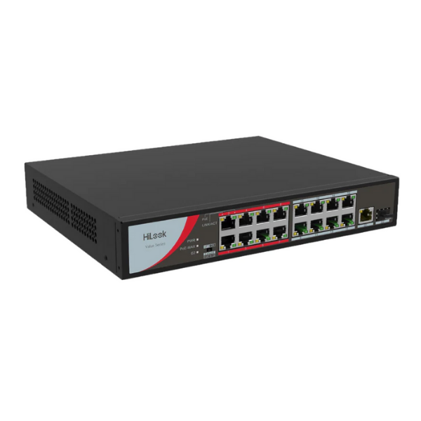 Hilook 16 Port Fast Ethernet Unmanaged POE Switch