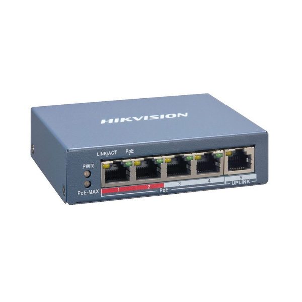 HIKVISION 4 Port Fast Ethernet Smart POE Switch