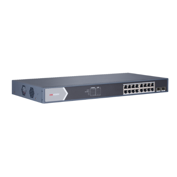 HIKVISION 16 Port Gigabit Unmanaged POE Switch