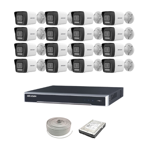 16 Channel Hikvision Cctv Amazon Hikvision Smart Hybrid 2MP IP