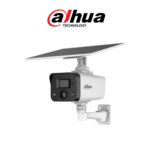 NEW!! Dahua 4MP Smart Dual Light Fixed-focal 4G Solar Power Network Camera | Works with a Sim Card