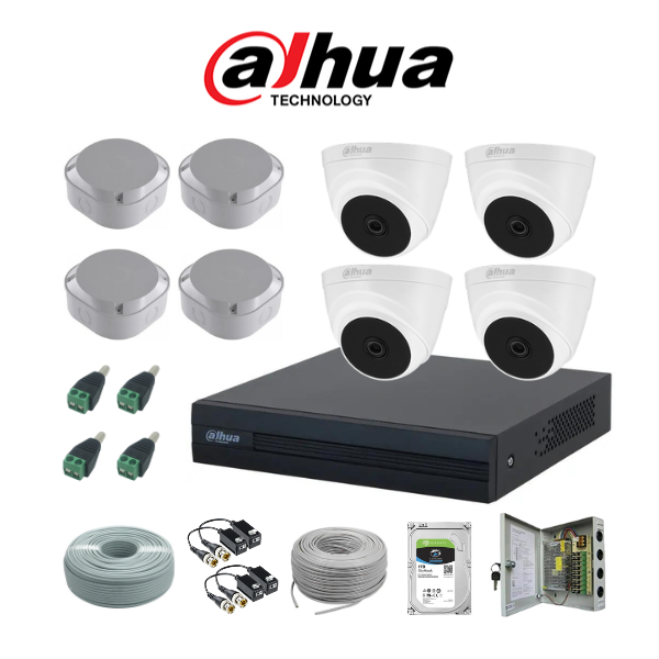 SALE! Dahua 4 Channel CCTV System | Indoor Dome cameras