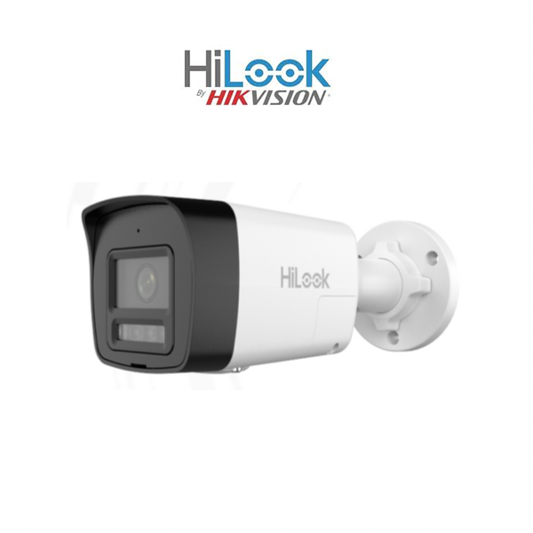 HiLook 6 MP Smart Hybrid Light Fixed Bullet Network Camera | STROBE LIGHT & SIREN | Support Human and Vehicle Detection