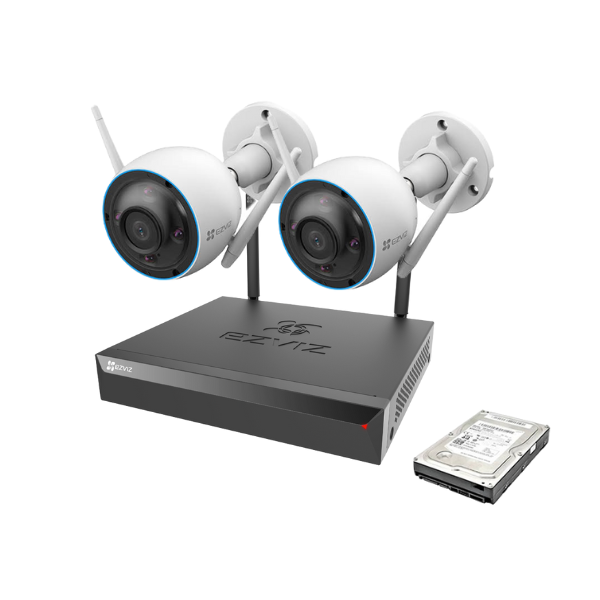 SALE! EZVIZ 3MP H3 Wireless 8 Channel Kit | 2 Cameras | 1TB HDD