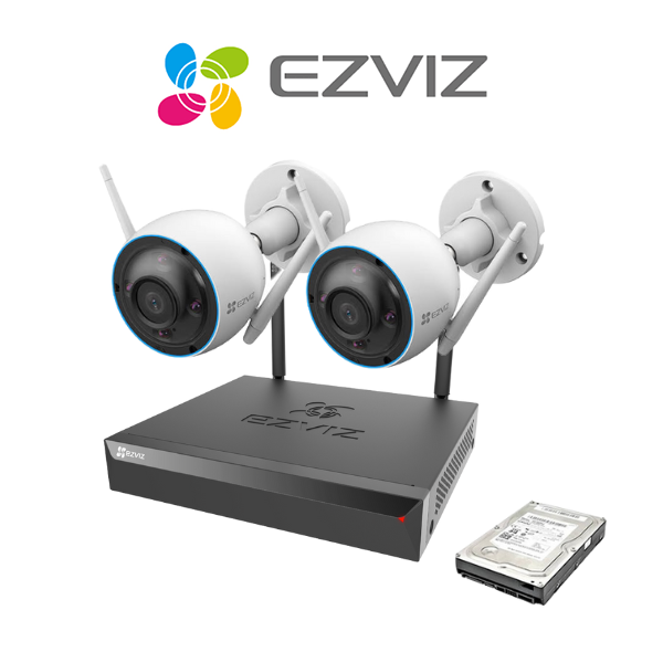 SALE! EZVIZ 3MP H3 Wireless 8 Channel Kit | 2 Cameras | 1TB HDD