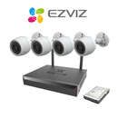 EZVIZ 2MP C3TN Wireless 8 Channel Kit | 4 Cameras | 1TB HDD