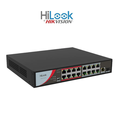 Hilook 16 Port Fast Ethernet Unmanaged POE Switch