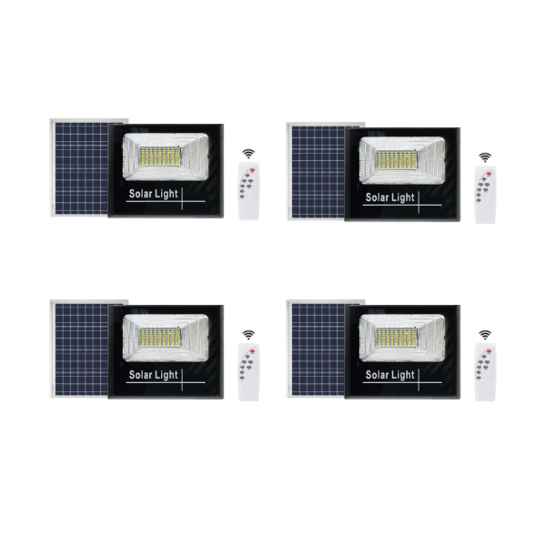 *Pack of 4* Solar 50W LED Flood Light with remote control ( R650 each)