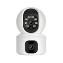 Smart Indoor Security Camera Dual Lens HD Color Night Panoramic - photo 2