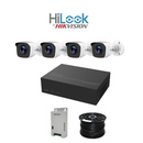 HiLook by Hikvision 4ch Turbo HD kit - NEW eDVR - 4 x HD1080P Camera - 20M Night vision -330GB HD - 100m Cable