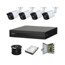 Dahua 4ch Full-Color HD Kit - HD DVR _ 4 x 1080p Full-Color cameras - 40m Full colour night vision - 500GB HDD - 100m Cable