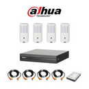 Dahua 4 Channel Hidden Pinhole DIY CCTV system