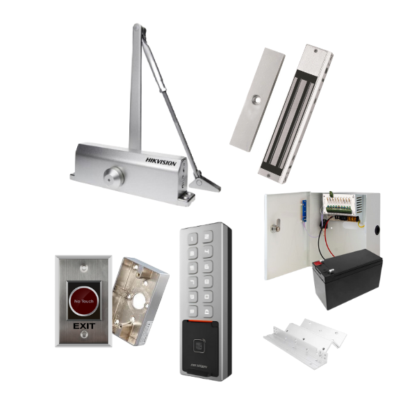 Hikvision Mag Lock Kit | Battery Back up - One Door
