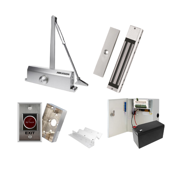 Hikvision Mag Lock Kit - Battery Back up - One Door Excl Terminal