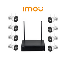 IMOU 8 Channel Wireless Kit 1TB HDD | Colorvu Technology | Human Detection | 2 Way Audio & Siren